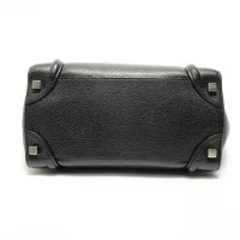 Celine Luggage Leather Handbag Black - Picture 7 of 11